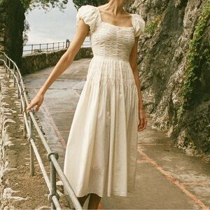 NWT Doen Katherina Dress in Salt